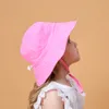 Babysolhatt Pojkar Visir Barn Panama Unisex Beach Girls Bucket Hats Tecknade spädbarnsmössor UV-skydd