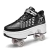 SURET Buty deformacja Roleta Rolki Kobiety mężczyźni Parkour Skate Buty dziecięce trampki dla dzieci buty dla dzieci unisex 4 koła do biegania butów sportowych 230225