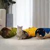 Cat Toys Dog Toy Felt Splising Diy туннель деформируемый котенок гнездо складные трубки Интерактивные домашние аксессуары для домашних животных