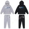 Mens Designer Trapstar Hoody and Pants Luxury Brand Tracksuit Suit Autum Sports Suit Long Sleeve Wited Mens Womens Fashion Sport Gym T219L