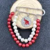 Brooches Handmade High Quality Metal Pearl Rhinestone Chain Greek Letter Elephant Rotundity Sorority Apparel Jewelry