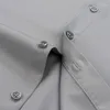 Camicie casual da uomo Camicia elegante da uomo d'affari di lusso Camicia da uomo manica lunga stretch Easy Care tinta unita morbida formale vestibilità regolare per uomo 230225