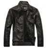 Men's Jackets Motorcycle PU Leather Jacket Bomber Fashion Men Denim JacketMen's