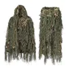 Ensembles de chasse Ghillie, combinaison de déguisement en feuille bionique 3D, uniforme de Camouflage Cs chiffré, ensemble tactique militaire de l'armée