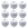 Golf Balls 12 Pcs 3 Color Lines Aim Super Long Distance 3PieceLayer Ball For Professional Competition Game Brand 230225