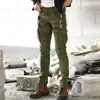 Jeans masculin Black Black Denim Biker Jeans Men Skinny Nouvelle piste en détresse Slim Elastic Homme Hip Hop Military Motorcycle Cargo Pants Z0225