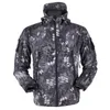 Giacche da uomo Giacca militare impermeabile Giacca da uomo Outdoor Soft Shell Fleece Donna Antivento Impermeabile Traspirante Termica con cappuccio 230225