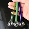 Direct burner glass bongs accessories long 10cm Glass Smoking Pipes colorful mini multi-colors Hand Pipes Best Spoon glass Pipes