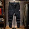 Męskie spodnie Khaki Czarne spodni ładunkowe Mężczyznowe spodnie 98 Bawełniane haremowe spodnie robocze dla mężczyzn luźne spodnie męskie ubrania Z0225