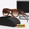 Women Luxury Fashion Sunglasses Designer Men PC Frame Sunglass Ladies Glass Triangle Letter P Sun Glasses Summer Trendy Eyeglasses 2302255BF