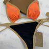 Женский бандажный купальник-бикини, комплект купальников с клетчатым узором, женский купальный костюм на весну и каникулы ''gg''V2QY