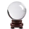 Decorative Objects Figurines 30mm 100mm Crystal Ball Quartz Glass Clear Spheres P ography s Craft Decor Feng Shui 230224