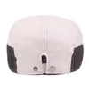 Berets Men Women Beret Caps Summer Outdoor Stitching Color Hats Driving Golf Cap HATCS0409