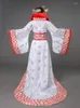 Scenkläder 3 färg prinsessor fairy kläder tang kostym hanfu kostym klänning kinesiska gamla traditionella klänningar