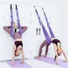 Yoga Stripes Aerial Yoga Rope Stretch The Leg Splits Practic Elastic Stretch Bar and Bends Down To Stretch Yoga Handstand Training Device J230225