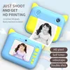 Toy Cameras Kid Instant Print Camera Child Po Camera Digital 2.4 pouces Screen Children's Camera Toy For Birthday Christmas Gift 230225