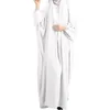 Etniska kläder Eid Bat Sleeve Hooded Robe Muslim Women Hijab Prayer Plagment Jilbab Abaya Full Face Middle East Dubai Dress Islamic Clothing 230224