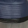 Geniş Memlu Şapkalar Sahte Deri Kova Şapkaları Pu Pamuk Katı Üstü Erkek ve Kadın Moda Deri Panama Cap Unisex Balıkçı Kapakları G230224