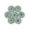 Hair Clips & Barrettes CKysee Iron Outer Ring Resin Embellishment Round Sunflower Diamond Buckle Accessories Material DIY Jewelry Accessorie