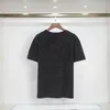 Marca de moda masculina camiseta de ver￣o lavada feminina fa￧a velhas camisetas casais moda moda tops vintage size s-2xl