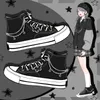 Scarpe eleganti Amy e Michael Designer originali Donne Sneaker Fashion High Top Casual Flat Tela Scarpe Studenti Vulcanizzano Pimsolls 230225