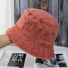 Wide Brim Hats Summer Washing denim Bucket Women's Folding Fisherman's Fashion Bob's Hat Hip Hop Goros Men's Bana Toilet Cap G230603 good