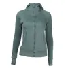 LL-w010 Sweats à capuche pour femmes Sweats Yoga Outfit Cardigan Sportswear Vestes extérieures Vêtements de plein air Casual Adulte Running Autunm Manches longues à capuche