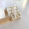 Doppelte Perlenohrringe CHANNEL Ohrstecker Diamant-Perlen-Ohrhänger Hohe Qualität Nicht verblassen 19 Stile Hochzeitsschmuck für Frauen300r