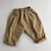 Jeans Coreano Primavera Otoño Niños Niños Niñas Pantalones sueltos Ropa para niños Pantalón casual Bebé Niños Nabo 230224