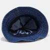 Chapeaux à large bord Dôme Denim Chapeau de pêcheur Couleur unie Ombrage Pliable Mode Nouveau Unisexe En Plein Air Protection Solaire Bassin Cap Femmes Chapeau G230224