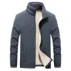 Men's Jackets Mens Thick Fleece Jackets Men Outwear Sportswear Wool Liner Warm Jackets Coats Man Thermal Coat Men Winter Coat Plus Size M- 9XL 230225