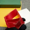 Desen Baskı Lüks Kısa Cüzdan Deri Çanta Erkek Kadın Kredi Debriyaj Mini Çanta Kart Sahibi Tasarımcı Kılıf P50117 ile Tasarımcı Erkek Kart Sahibinin