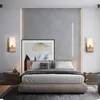 Vägglampor nordiska marmor led lampa inomhus belysning sovrum sovrum lyxbar ljus loft gång