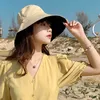 Wide Brim Hats Double-sided Foldable Bucket Hat Outdoor UV Protection Sun Hat for Women Girls Visor Panama Hat Summer Wide Brim Fisherman Cap G230224