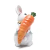 Objets décoratifs Figurines 5 5 pouces Décorations de lapin en polyrésine Décors de Pâques de printemps Décor de table pour fête maison vacances cadeaux mignons 230224