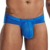 Mutande Intimo sexy in seta di ghiaccio Slip da uomo Senza cuciture Traspirante Mutandine sottili Bikini Slip Homme