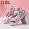 Sandalen zomer kinderen sandalen babymeisjes peuter zachte niet -slip prinses schoenen baby schattige parel prinses dance kinderen performance prop z0225