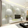 Wallpapers Jointless Custom 3D Mural Wallpaper Modern Fashion Simple And Soft Dandelion BedRoom Sofa Backdrop For The Walls1