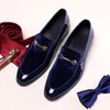Dress Shoes Luxury Business Oxford Leather Men Ademen Patent Formele plus size man Kantoor Wedding Flats Man Black 230224