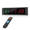 Rel￳gios de parede de DVR de carro Program￡vel controle remoto LED Interval Garage Training Clock CrossFit Gym Timer 1008 Drop Delivery Home Garden De Dhr74