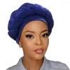 Roupas étnicas Africano Cabeças de Turbano da moda GELE Nigeriano Tradicional Headwrap