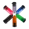 Smoking Colorful Plastic Pen Style Portable Mini Dry Herb Tobacco Stash Case Grind Spice Miller Grinder Crusher Grinding Chopped Hand Muller Cigarette Holder