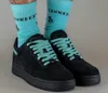 Authentic Tiffany x 1 Low Mens Running Shoes Sneaker Black Blue Multi Color DZ1382-001 Trainers Men Women Sports Sneakers With Original box Size 36-46