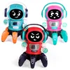 Electric/RC Dieren Dancing Robot Electric Pet Shining Musical Robot Walking Toy Educational Interactive Toys Kids 'Birthday Gifts 6-36 maanden Toys 230225