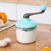 Andra köksmatsalar Manual Egg Beater Hushåll Small Semi Automatisk vit mjölkskum Tart Kök Tillbehör 230224