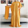 Ethnische Kleidung Afrikanische Frauen Kleid Intarsien Mubarak Dubai Femme Luxus Muslimisches Kleid Afrikanische Abaya Für Frauen Kaftan islamische Kleidung Mit Schal 230224