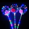파티 장식 LED 풍선 Bobo 참신 조명 공 웨딩 풍선 지원 배경 LED Light Baloon Weddings Night Friend Gift Supplies Crestech
