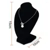 Hooks shop decor mannequin buste sieraden ketting hanger show case display houder houder zwart