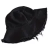 Chapeaux à large bord Mode bord brut seau chapeau été parasol chapeaux décontractés pour femmes hommes meulage bord pêcheur chapeau pliable lavé Bonnet G230224