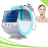 7 W 1 Hydrainmabrazion Mikrodermabrazion Microdermabrazion Remover Przenośny inteligentny lód niebieski strumień tlenu Peel Opieka twarzy Hydro Dermabrazion Machine